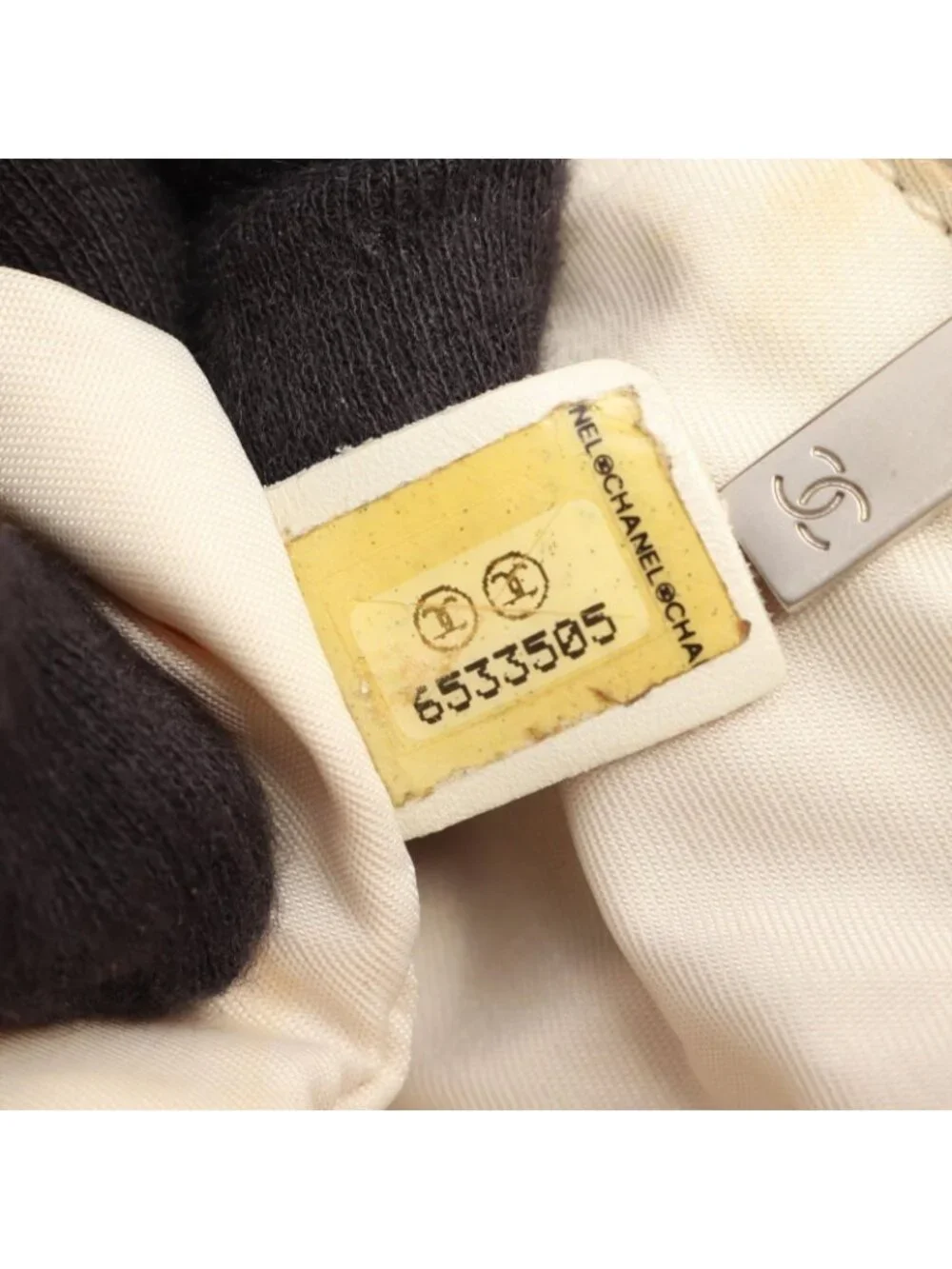 Chanel Tote New Travel Line MM Beige Leather